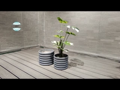 Planta de arcilla de fibra sostenible para exhibiciones florales exuberantes