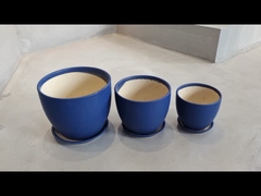 Macetas de cerámica de flores modernas y brillantes, ligeras para bodas y eventos