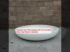 Renueva su exhibición de plantas con nuestra colección de plantas de fibra de arcilla duradera