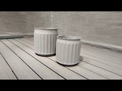 Topo de cemento de fibra tallada a mano utilizado para horno de carbón quemadores de acampada calefactor