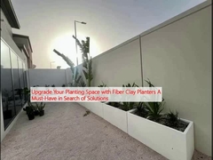 Mejorar su espacio de cultivo con plantadores de arcilla de fibra