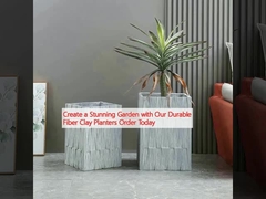 Crear un jardín impresionante con nuestros plantadores de fibra de arcilla duradera ordenar hoy