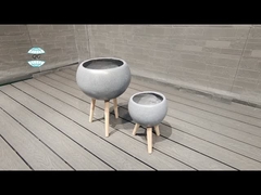 Plantador de arcilla de fibra