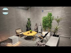 Fuentes de agua decorativas de resina Cascada de resina moderna de jardín Fuente de agua con luz