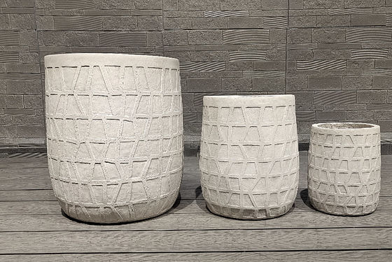 comprar Planta de arcilla de fibra redonda para uso interior y exterior online manufacture