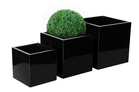 comprar Planteadores de fibra de vidrio modernos rectangulares personalizados de 30 días hechos a mano online manufacture