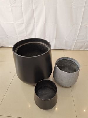comprar Botes redondos de fibra de vidrio para plantas de GRP para hoteles al aire libre online manufacture