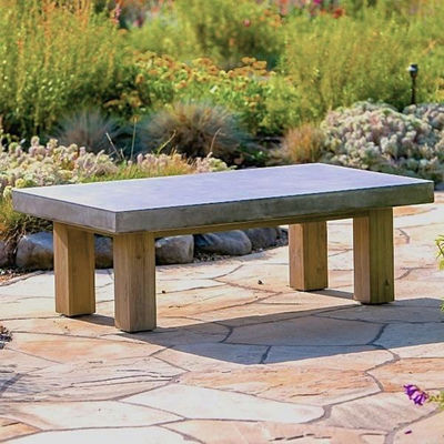 comprar Muebles de patio de hormigón para uso exterior Gran hogar Conjuntos de asientos de mesa de hormigón GRC online manufacture