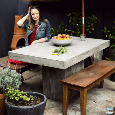 comprar Inicio Jardín Premium Concreto Conjunto de mesas para muebles de exterior GRC Muebles de mesa online manufacture