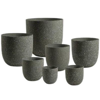 comprar Potes de jardín de fibra de cemento con estilo para flores / plantas verdes en jardines interiores y exteriores online manufacture