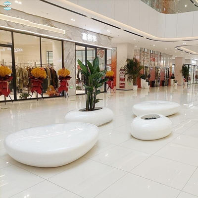 comprar Sillones de mesa de fibra de vidrio ligeros para centros comerciales Jardinería Muebles de fibra de vidrio online manufacture