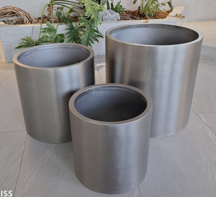 comprar Potes de plantación de metal de drenaje resistentes a la oxidación para interiores y exteriores online manufacture