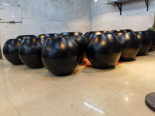 comprar Fabrica de proveedores Venta superior de plantas de fibra de vidrio Resina de fibra de vidrio macetas de flores para la decoración del jardín online manufacture