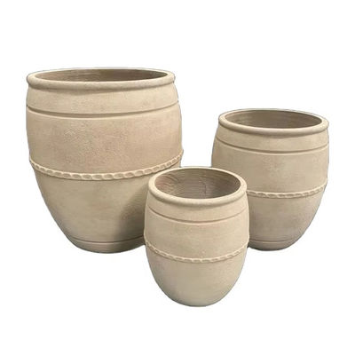 comprar Las plantas de exterior prosperan con contenedores de plantas de hormigón reforzado con vidrio duradero online manufacture