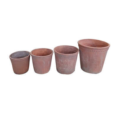 comprar Planta de arcilla de fibra duradera con superficie redonda de textura fina tallada a mano online manufacture