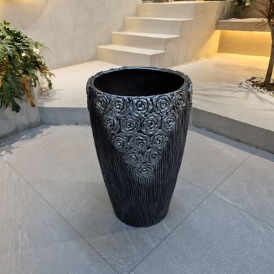 comprar Pot de fibra de cemento con 5-6 años de vida al aire libre hecho de arcilla de fibra resistente a las condiciones climáticas online manufacture