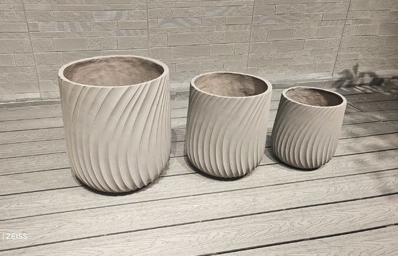 comprar Planta de fibra de arcilla redonda elegante para quemadores de acampar y barbacoa online manufacture