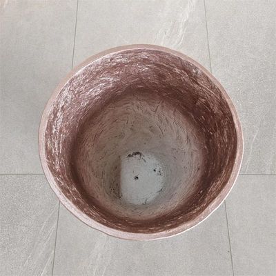 comprar Pot de cemento de fibra redonda moderno contemporáneo duradero para el jardín online manufacture