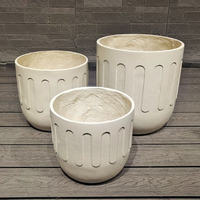 comprar Φ170*H210 Planta de fibra de arcilla, adición moderna al espacio interior y exterior online manufacture