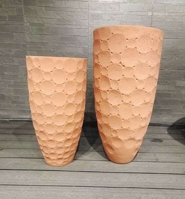 comprar Plantación redonda de fibra de arcilla en estilo moderno 7-8 años de vida en interiores Tiempo y resistencia a las condiciones climáticas online manufacture