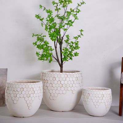 comprar Decoración moderna nórdica vintage para el hogar, venta al por mayor directa de fábrica, personalizable, maceta de arcilla, estante para suculentas, macetas online manufacture