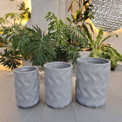 Planta de fibra de arcilla de 55 libras Resistente a las heladas Pesado y duradero