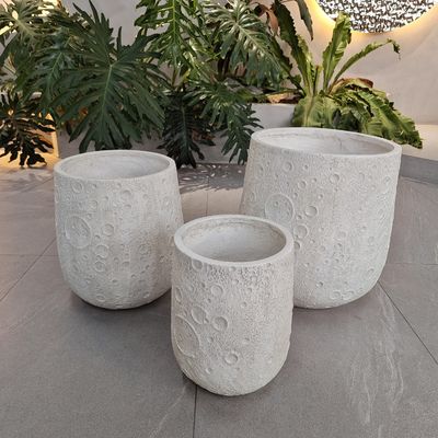 Planta de arcilla de fibra ligera para decoración de jardines interiores y exteriores