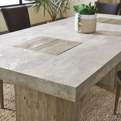 Jardines Muebles de hormigón para exteriores Mesas GRC Bancos de asientos