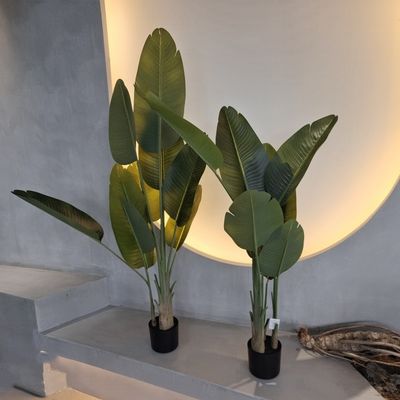 Árbol de plátano de interior realista para la decoración del hogar y la oficina de larga duración de bajo mantenimiento