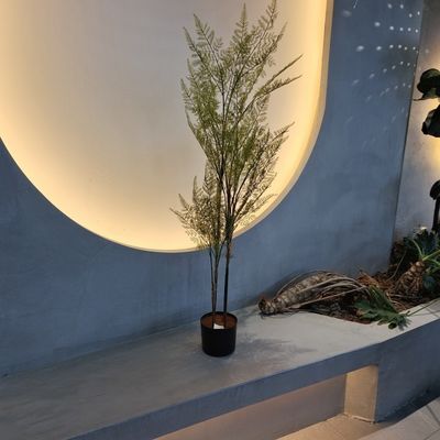 Árbol de helecho artificial ultra realista - verde exuberante resistente a los rayos UV y bajo mantenimiento