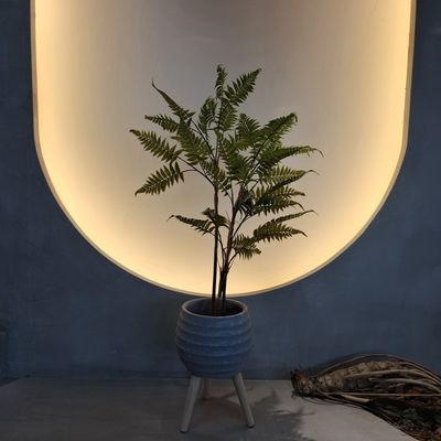 Árbol de helecho artificial para decoración interior y exterior