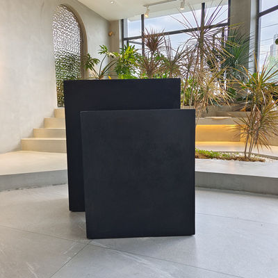 Planta de fibra de arcilla tallada a mano para decoración interior y exterior