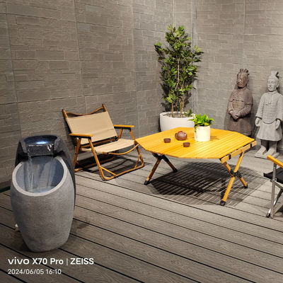 Fuente eléctrica de resina inspirada en el zen con bomba eléctrica