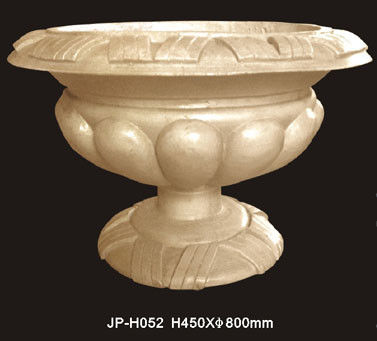 Pot de piedra arenisca natural ligera personalizada para la decoración del hogar y el jardín