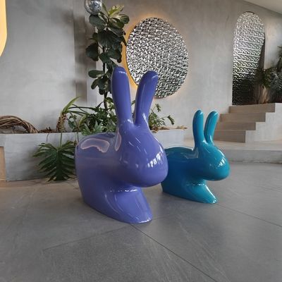 Muebles de fibra de vidrio grandes y ligeros con logotipos personalizados