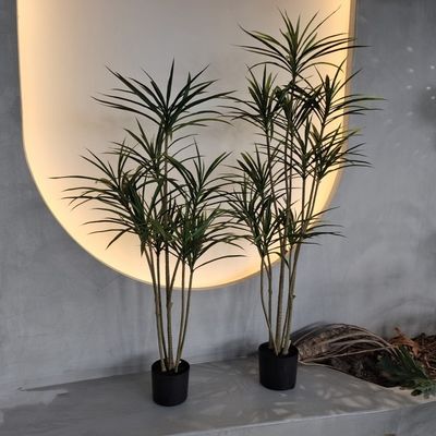 Yucca artificial de plástico de 130-150 cm para decoración al aire libre