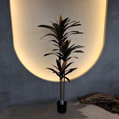 Plantas artificiales de plástico verde para interiores y exteriores Flores artificiales de 140 cm