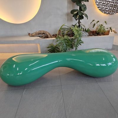 Muebles modernos de fibra de vidrio / juegos de mesa de fibra de vidrio personalizados
