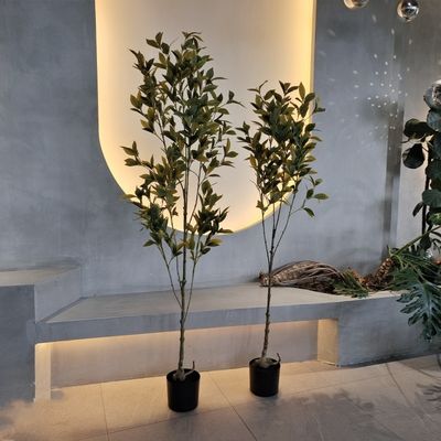 Plantas de plástico reales Flores artificiales para el verde interior