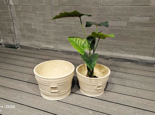 Descubra el plantador de arcilla de fibra perfecto para su jardín de diseño duradero y elegante