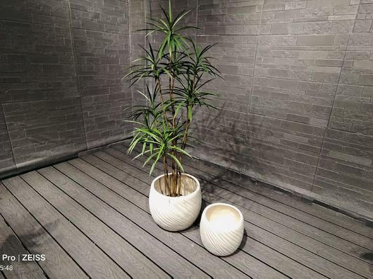 Planta de arcilla de fibra resistente al hielo y al fuego con superficie lisa