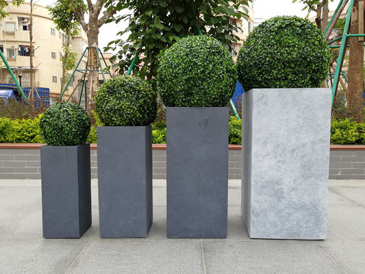 7-8 años Vida útil en interiores Planta de arcilla de fibra para espacios rectangulares altos