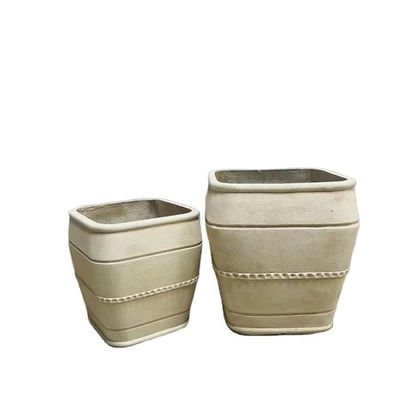 Mejorar el espacio exterior GRC Plantaciones de flores en estilo antiguo L38*W38*H38CM