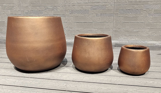 Planta de fibra de arcilla resistente a la helada personalizada para la estética y durabilidad del jardín