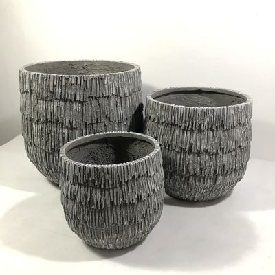 Superficie de textura Planteadores de flores GRC Hermoso para su jardín