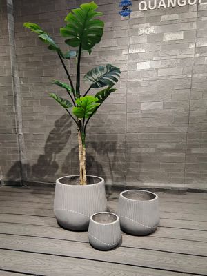 Hoteles interiores jardín hogar Artillería de arcilla reforzada de fibra de arcilla diseño moderno