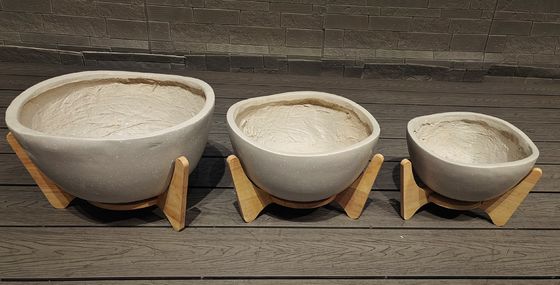 7-8 años de vida útil Planta de arcilla reforzada moderna perfecta para diseño interior y contemporáneo