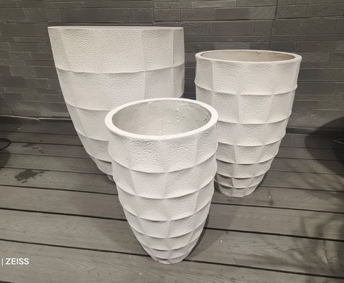 La olla de fibra de cemento es la adición perfecta a su decoración interior con arcilla de fibra