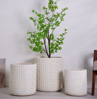 Potes de flores de arcilla para jardinería y decoración de centros comerciales